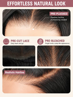 11×6  Ombre Silky Straight Glueless HD Lace Wig