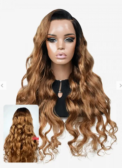 11×6 Ombre Loose Body Wave Glueless HD Lace Wig
