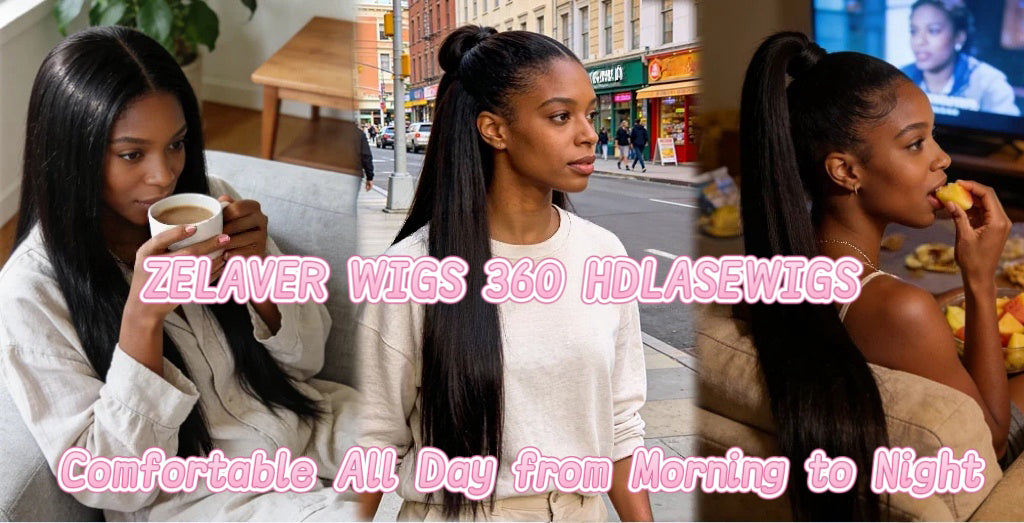 Zelaver 360 HD lace versatile styling