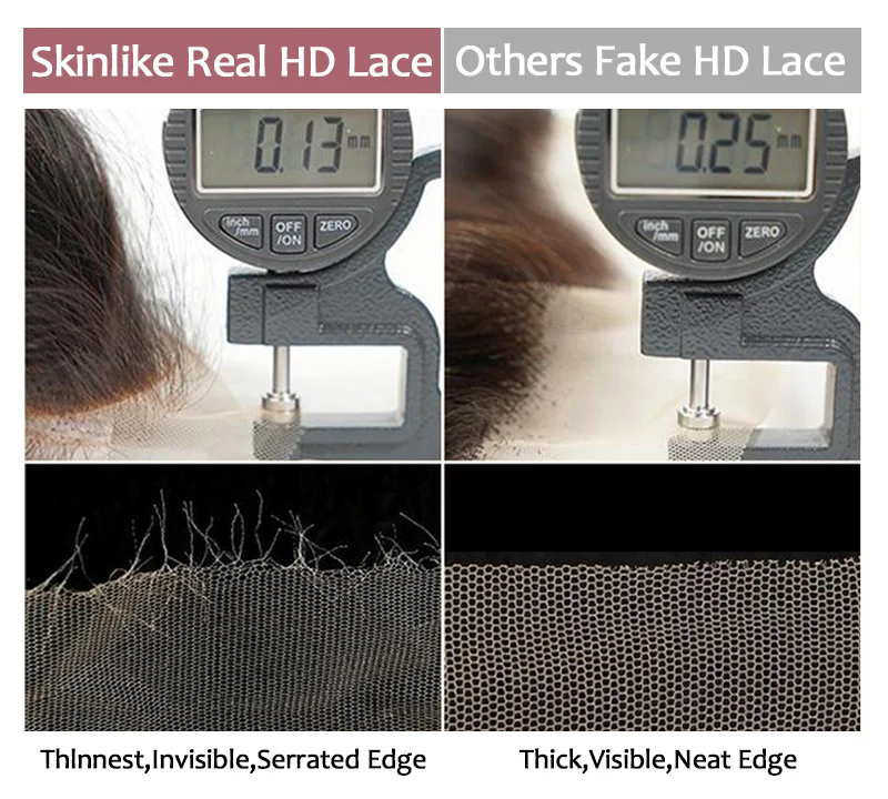 Zelaver 360 HD lace detail