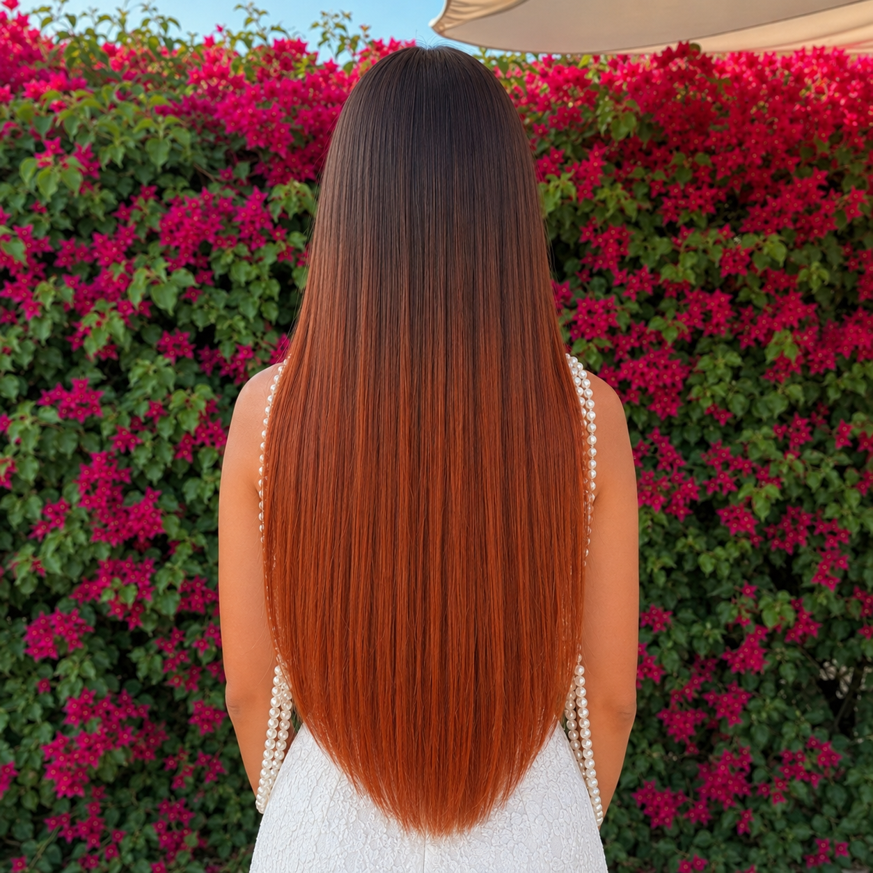 11×6  Ombre Silky Straight Glueless HD Lace Wig