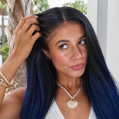 11×6 HD Lace Blue Ombre Silky Straight Glueless Human Hair Wig