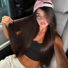 11×6 HD Lace Color Silky Straight Glueless Human Hair Wig