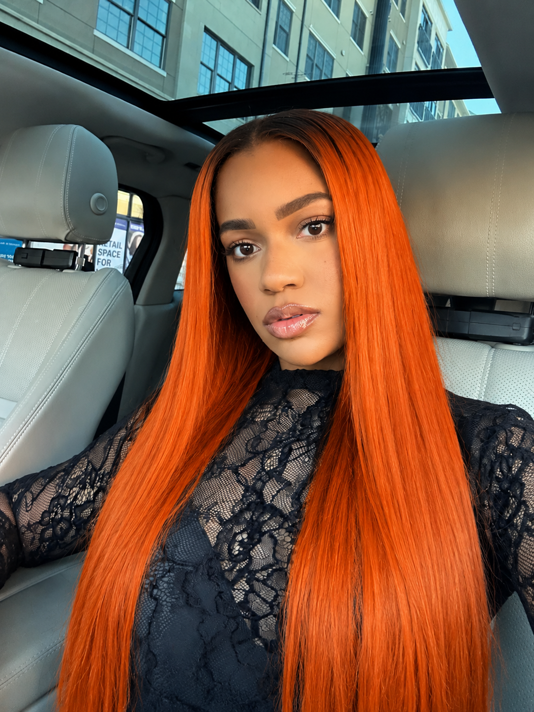 11×6  Ombre Silky Straight Glueless HD Lace Wig