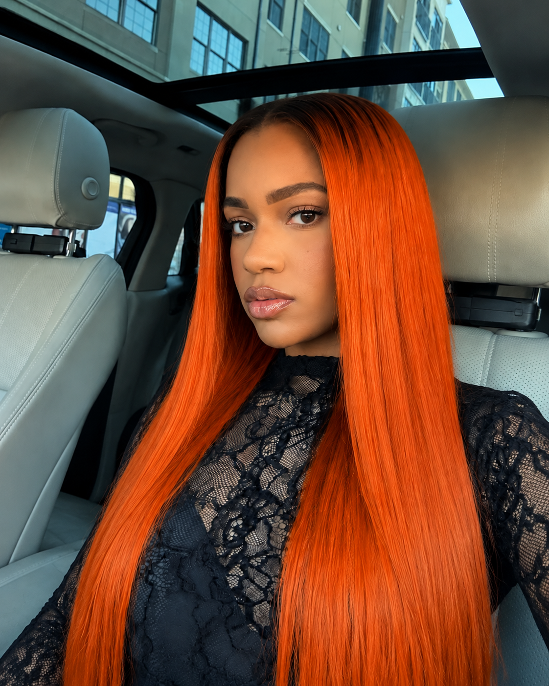 11×6  Ombre Silky Straight Glueless HD Lace Wig