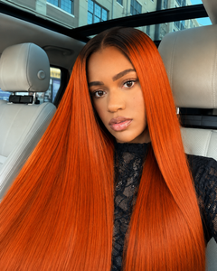 11×6  Ombre Silky Straight Glueless HD Lace Wig