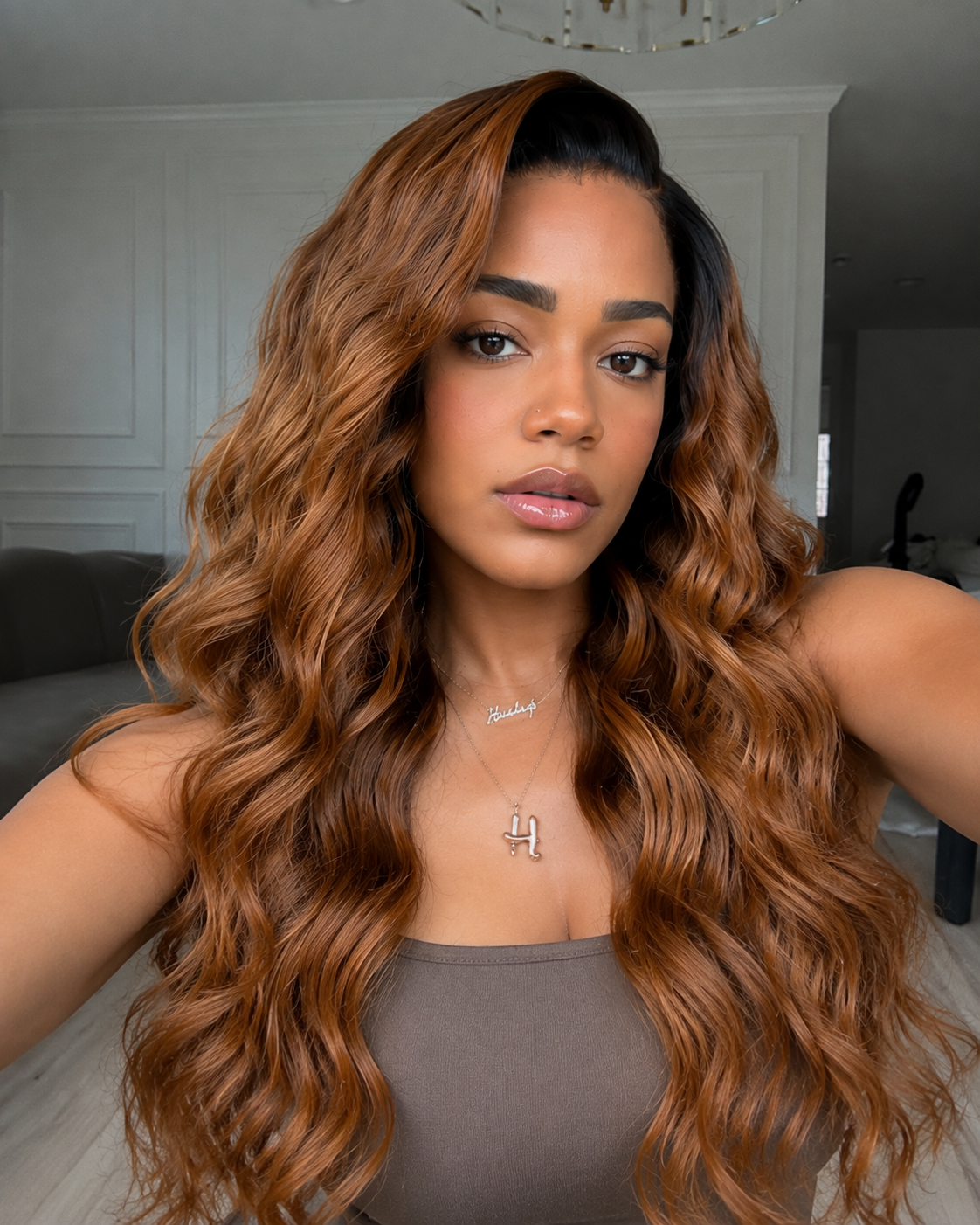 11×6 Ombre Loose Body Wave Glueless HD Lace Wig