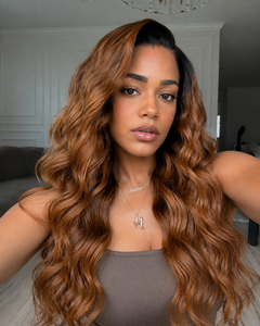 11×6 Ombre Loose Body Wave Glueless HD Lace Wig
