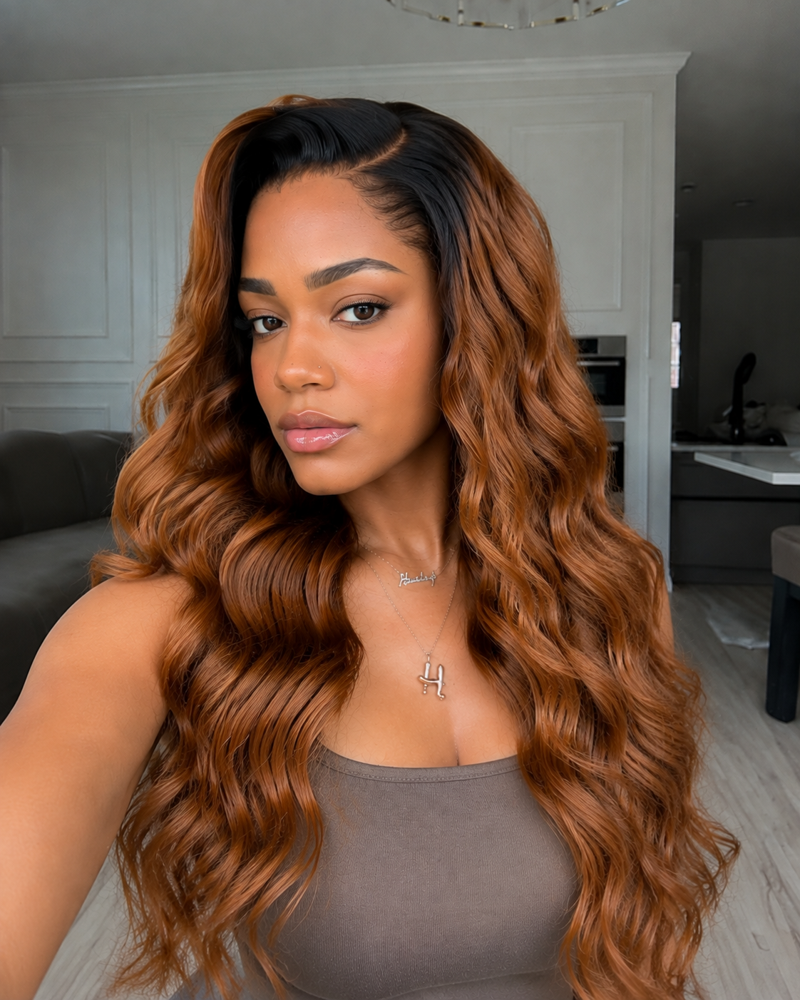 11×6 Ombre Loose Body Wave Glueless HD Lace Wig