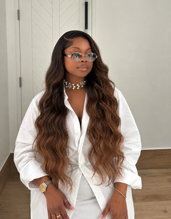 11×6 Ombre Loose Body Wave Glueless HD Lace Wig