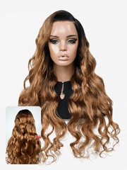 ZelaverWigs 11×6 HD Lace  Ombre Loose Body Wave Glueless Human Hair Wig