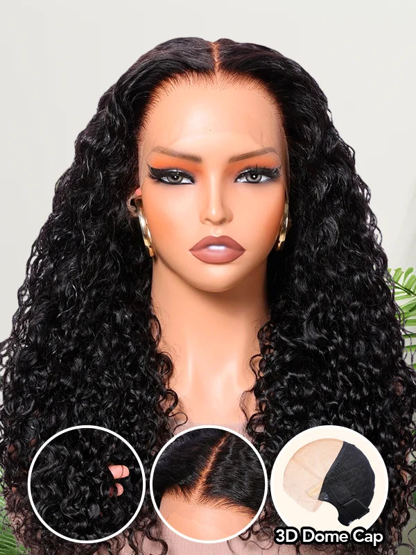 11×6 HD Lace Water Wave Glueless Human Hair Wig