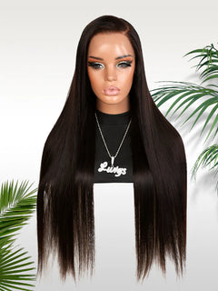 11×6 HD Lace Color Silky Straight Glueless Human Hair Wig
