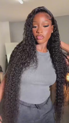11×6 HD Lace Water Wave Glueless Human Hair Wig